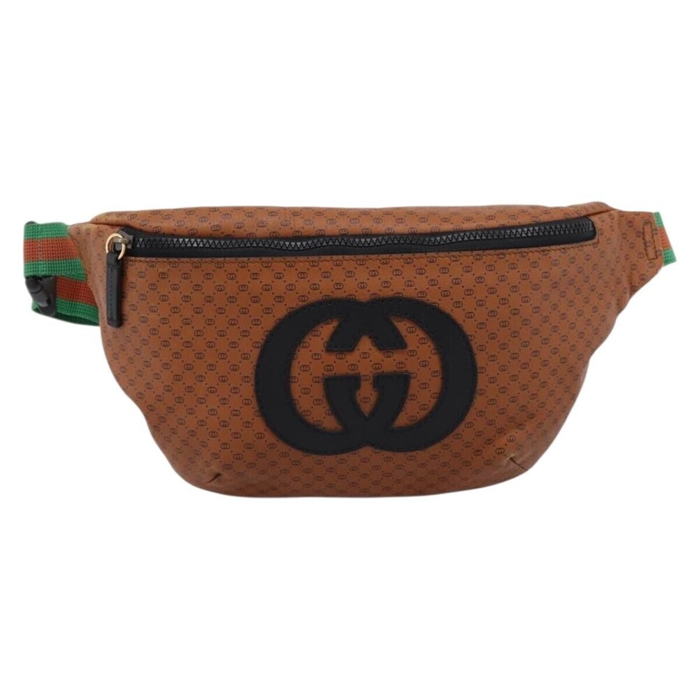 Gucci Dapper Dan Belt GG Print Leather